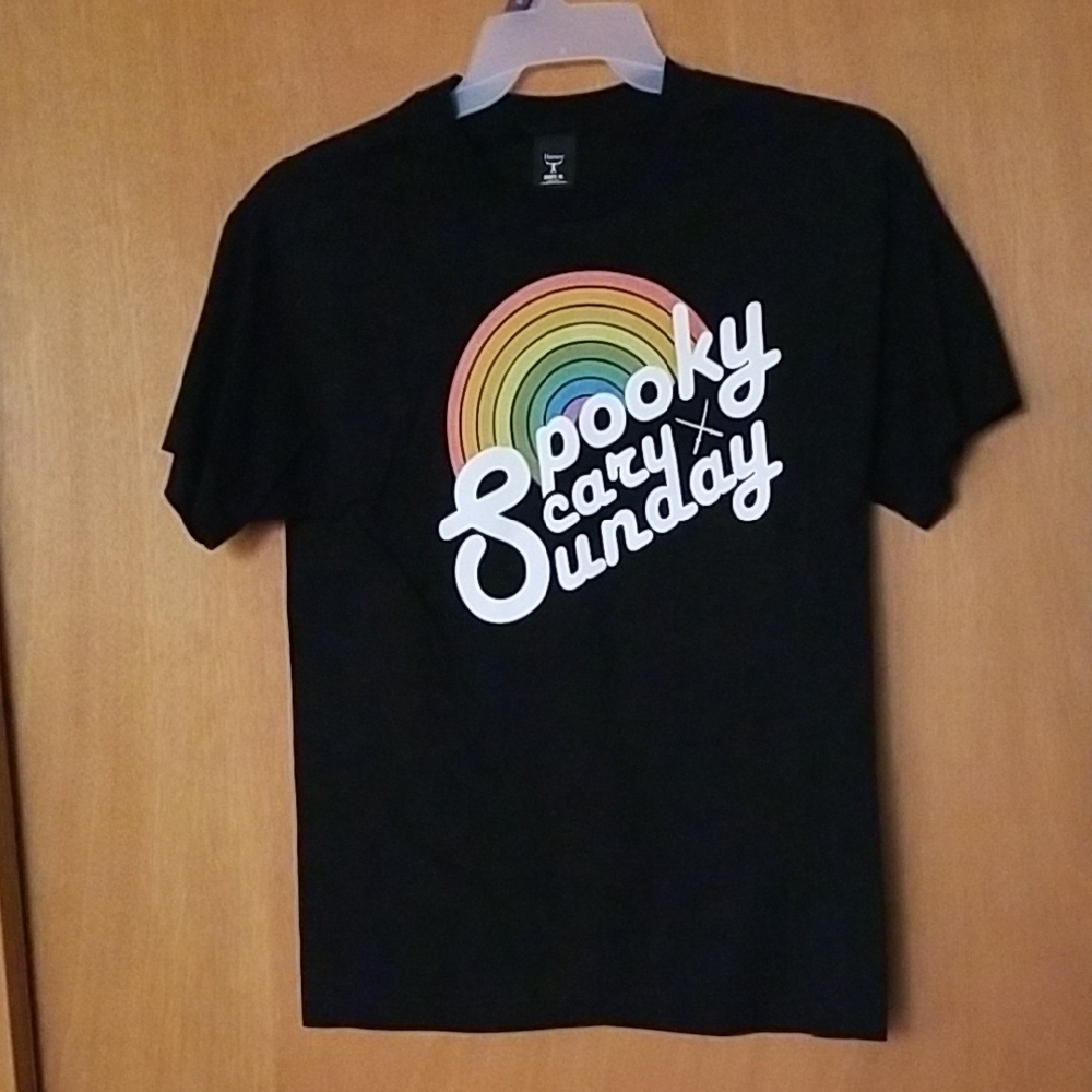 CoryxKenshin Spooky Scary Sunday T-Shirt, Size M (unisex)